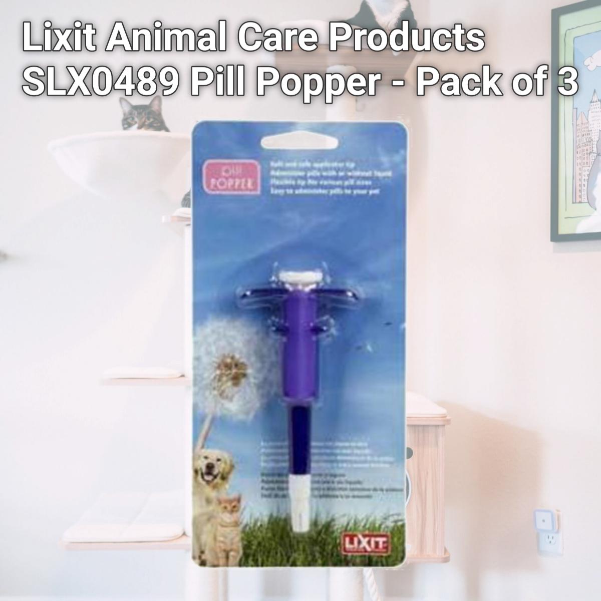 Picture of Lixit Animal Care Products SLX0489 Pill Popper - Pack of 3