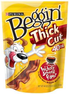 Picture of Nestle Purina Petcare PHI-381089 25 oz Beggin Strips Thick Hickory - Pack of 4