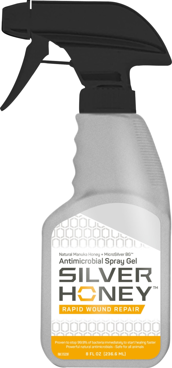 40470 8 oz Silver Honey Rapid Wound Repair Spray Gel