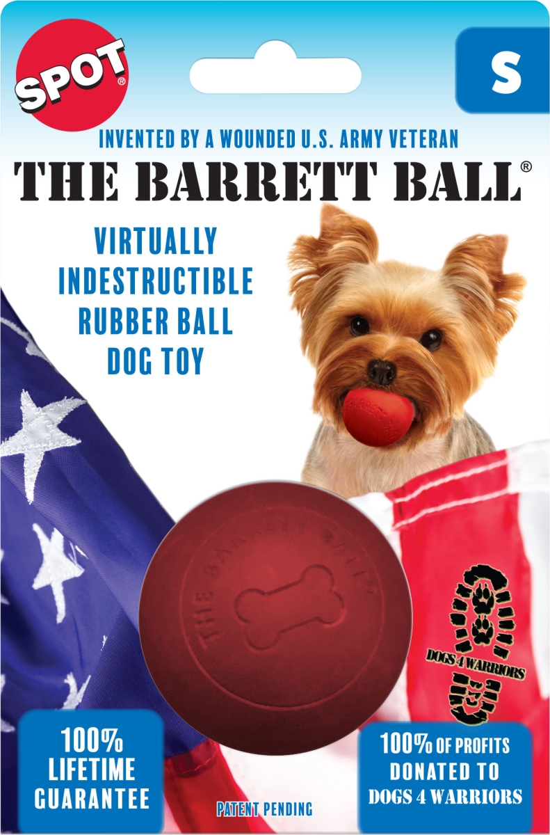 Picture of TopDawg 38691 2.5 in. Barrett Ball, Red - Small