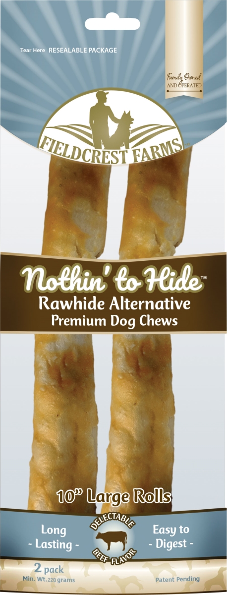 Picture of TopDawg 39139 10 in. Nothin to Hide Rawhide Alternative Beef Roll - Large - Pack of 2