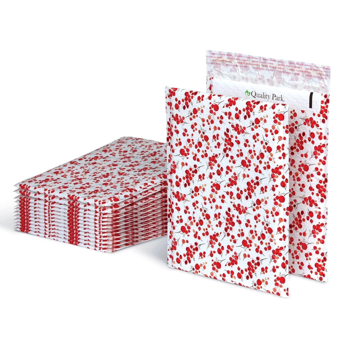 QUA85873 4 Count 8.25 x 11 in. Quality Park Bubble Mailer, No.2 Berry - 25 per Box