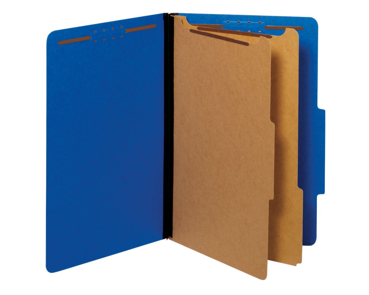 Pendaflex Classification Folders - Dark Blue - Legal Size - Eco-Friendly Design
