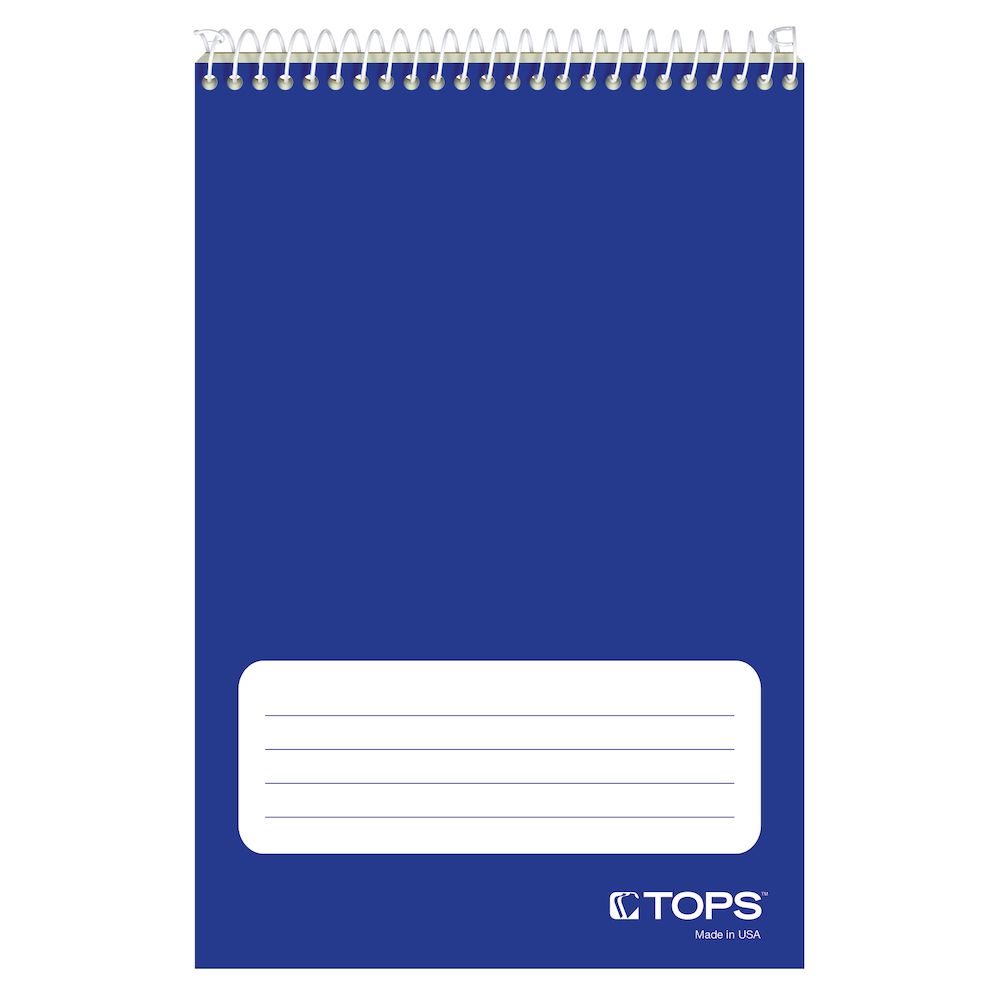80210 6 x 9 in. Steno Books, Blue - 80 Sheets - Pack of 12