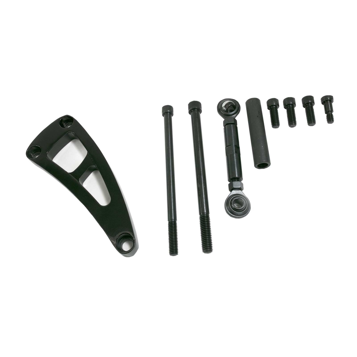 JM9103BK Chevy Big Block Long Water Pump Black Alternator Bracket