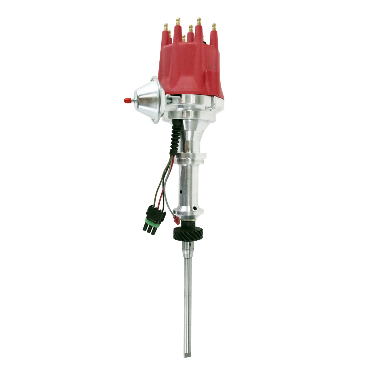 JM7733R Studebaker V8 Pro Series Ready to Run Distributor, Red