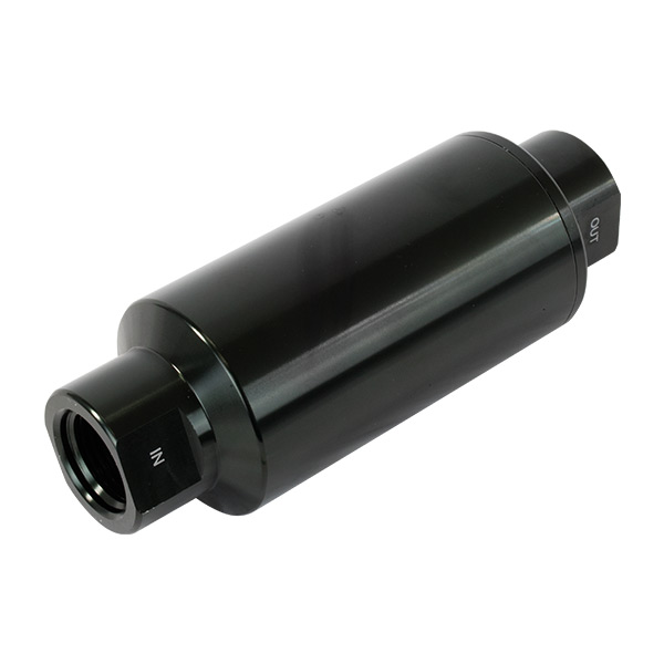 JM1023BK 100 Micron Fuel Filter, Black