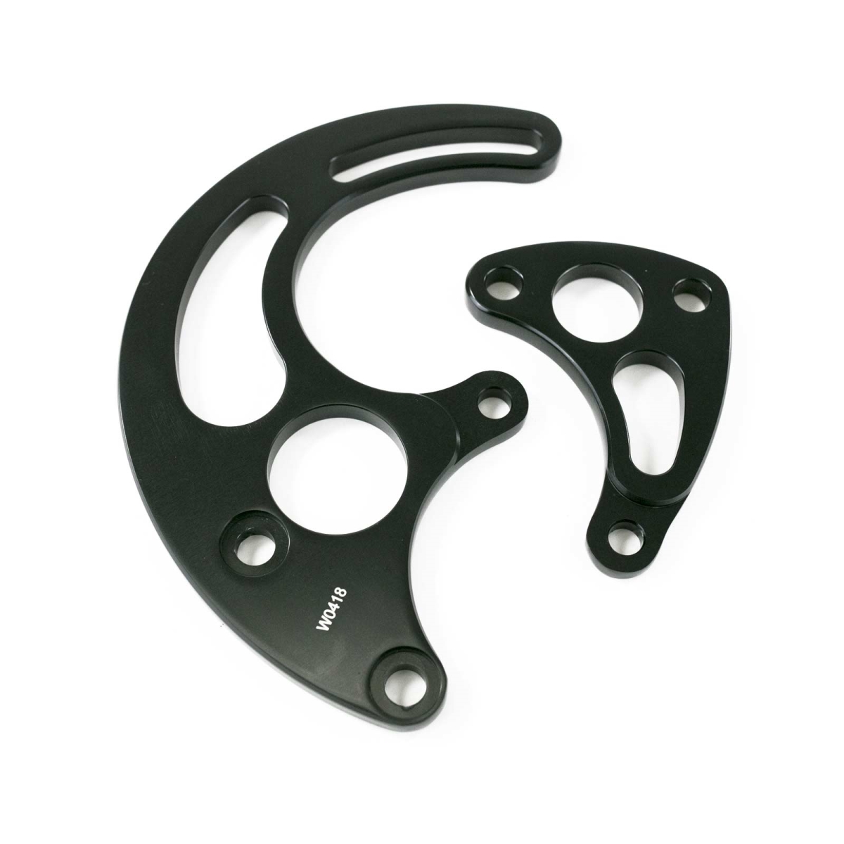 JM9115BK Chevy Big Block Long Water Pump Black Power Steering Bracket
