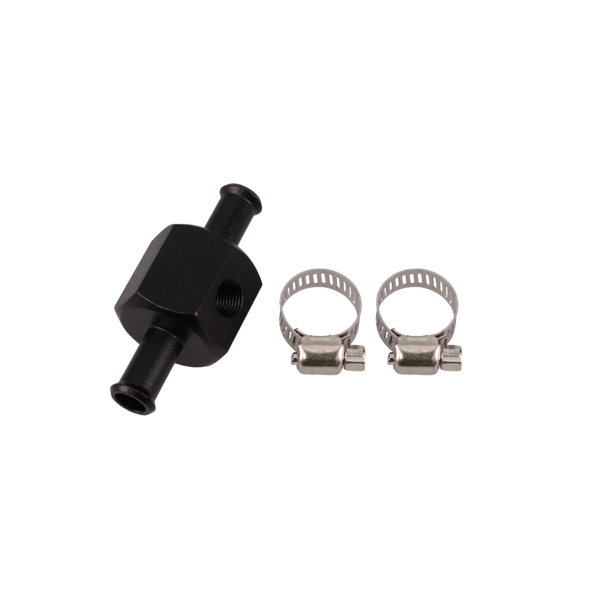 JM1061BK Fuel Pressure Gauge Adapter, Black