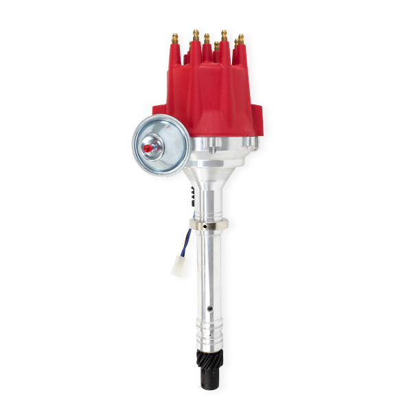 JM7601-1R Pro Series Pro Billet Chevy SB & BB V8 Distributor with Vacuum Advance
