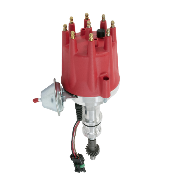 JM7710R Ford 351W Pro Series Ready to Run Distributor, Red