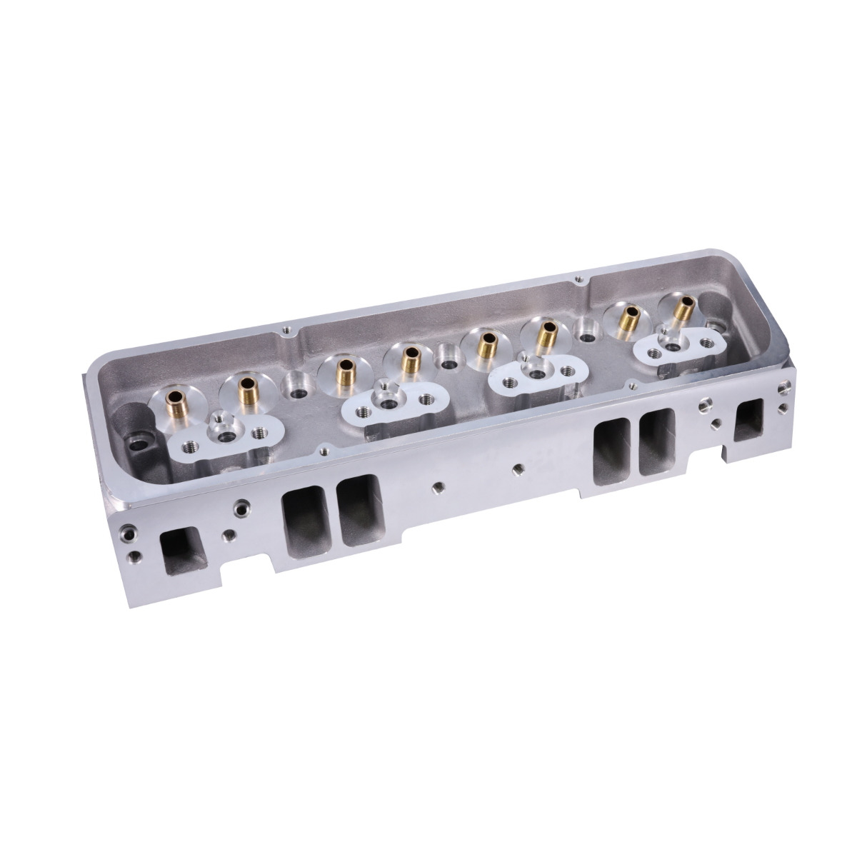 JM4100S Chevy Small Block Straight Plug Aluminum Cylinder Head