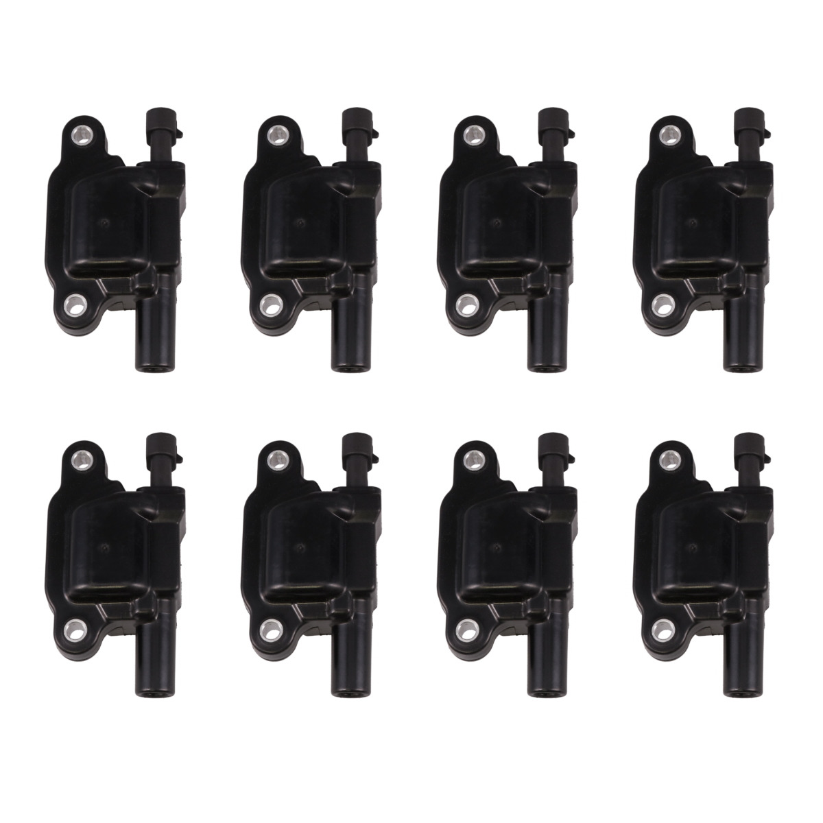 81015-8BK High Performance Ignition Coils for 2005-2018 GM LS, Black - Set of 8