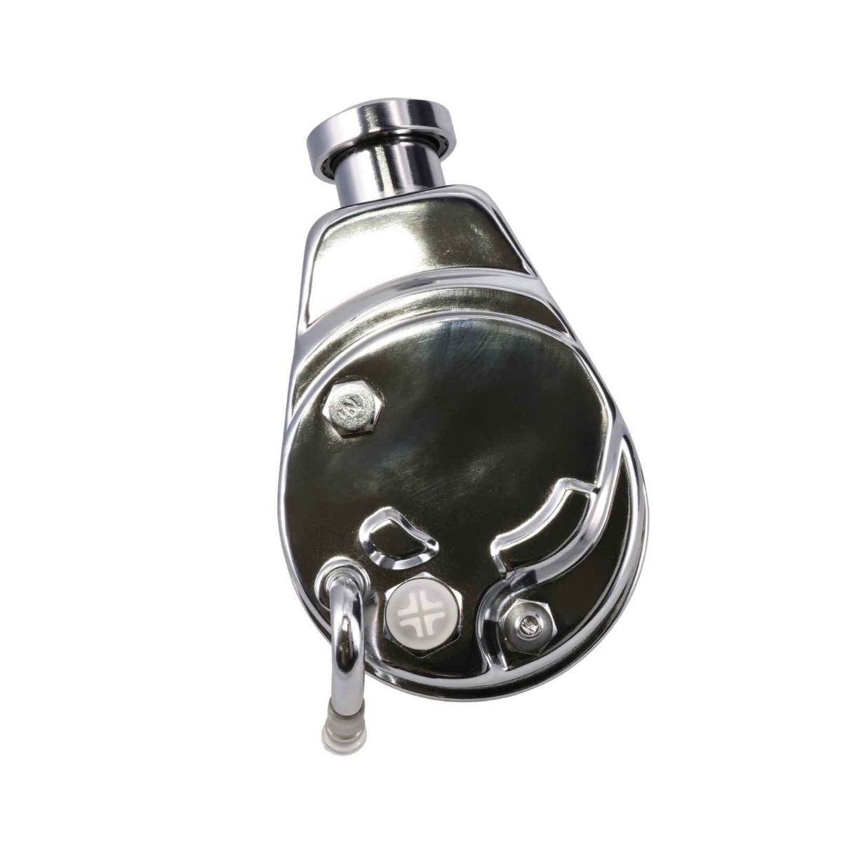 JM2005C GM Saginaw P Series Power Steering Pump, Chrome