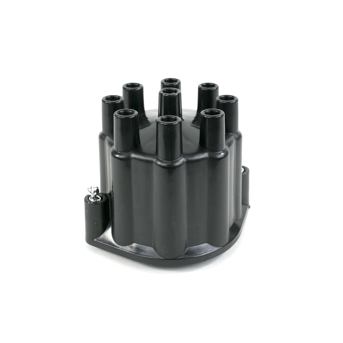 JM7706FBK Ford BB & 351C V8 Female Cap Pro Series Ready to Run Distributor, Black