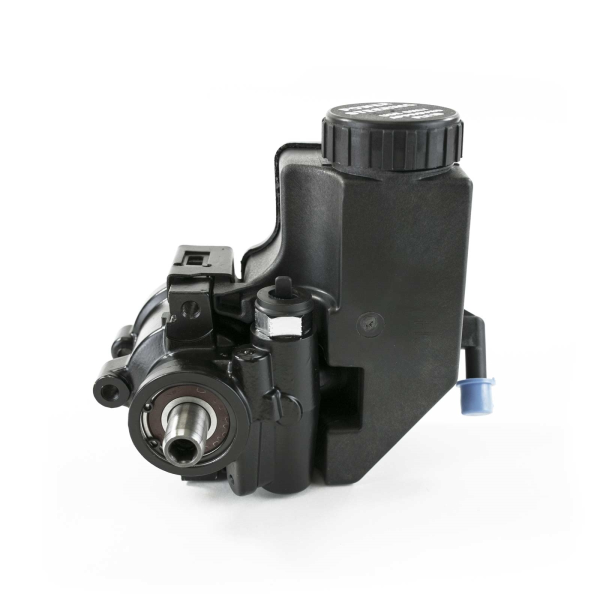 GM Type II All Black Power Steering Pump with Integral Reservoir