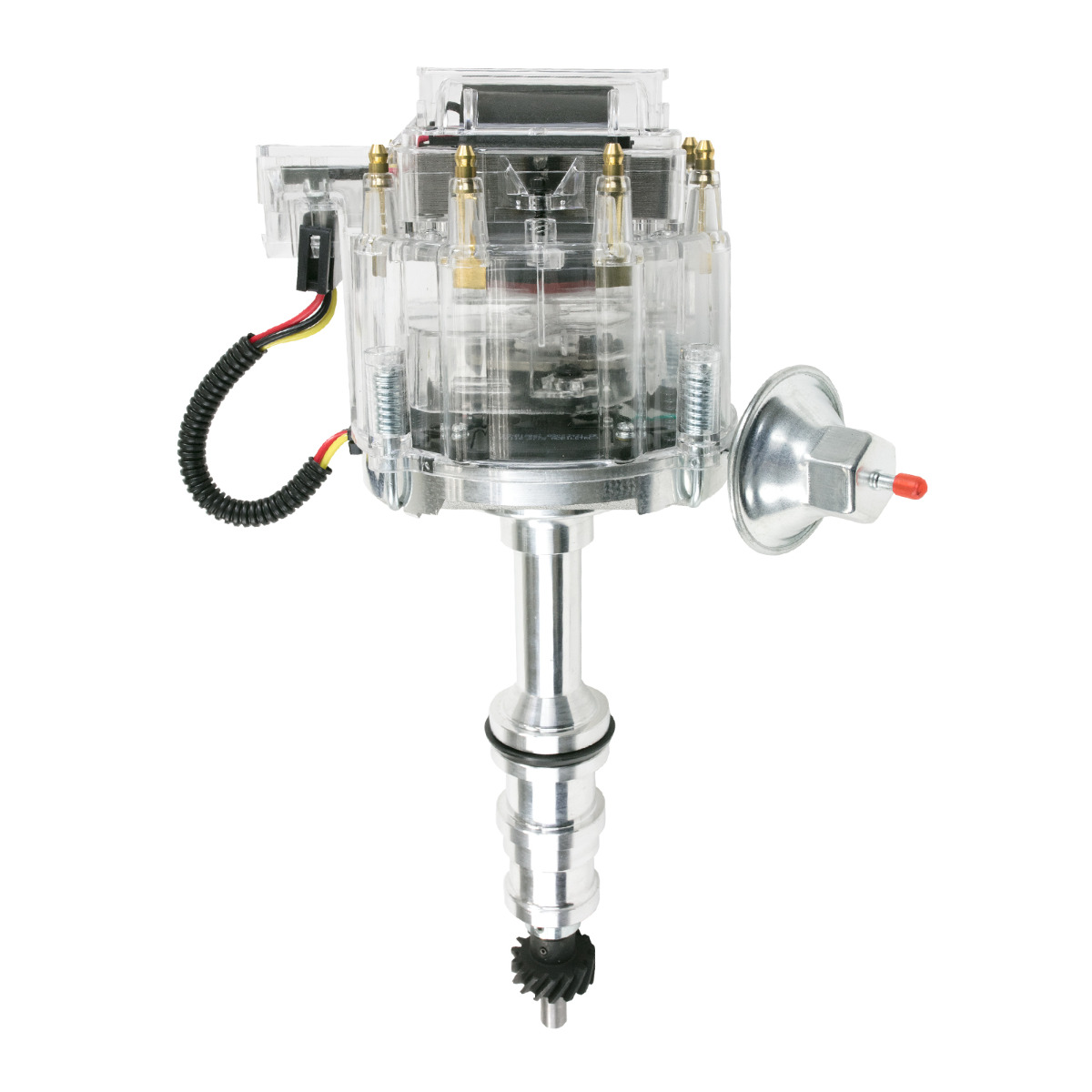 JM6508CL Ford Big Block FE V8 HEI Distributor, Clear