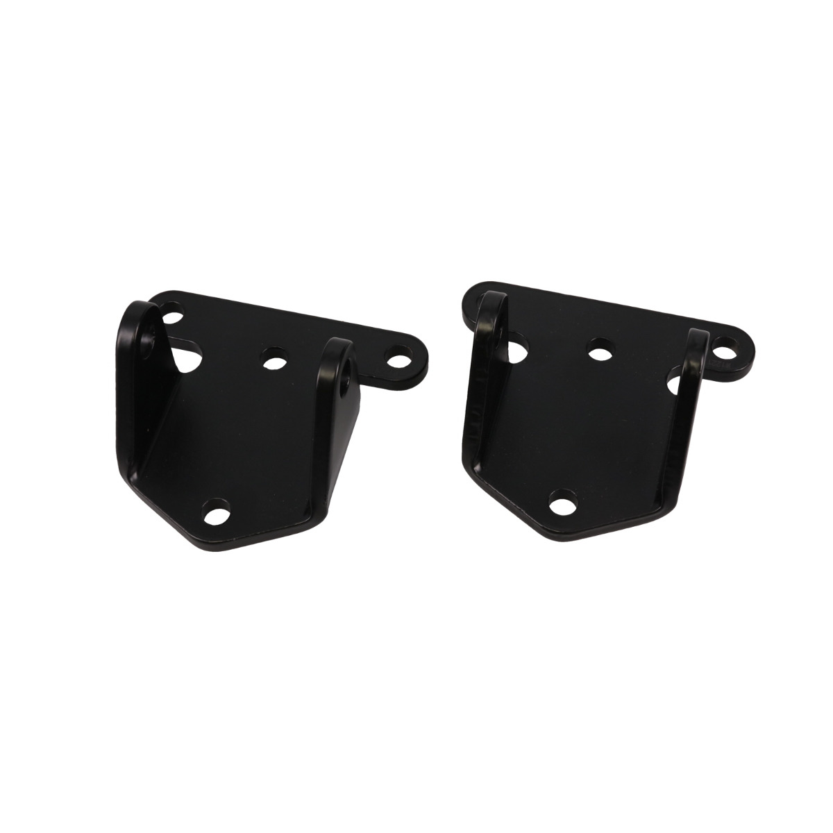 81105BK Chevy V8 0.25 in. Thick Solid Steel Engine Mounts - Black