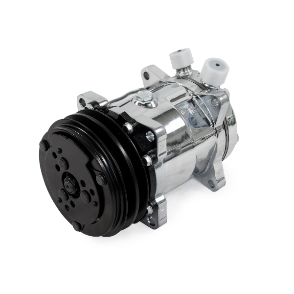 Sanden 508 Style Clutch V-Belt A-C Compressor, Black