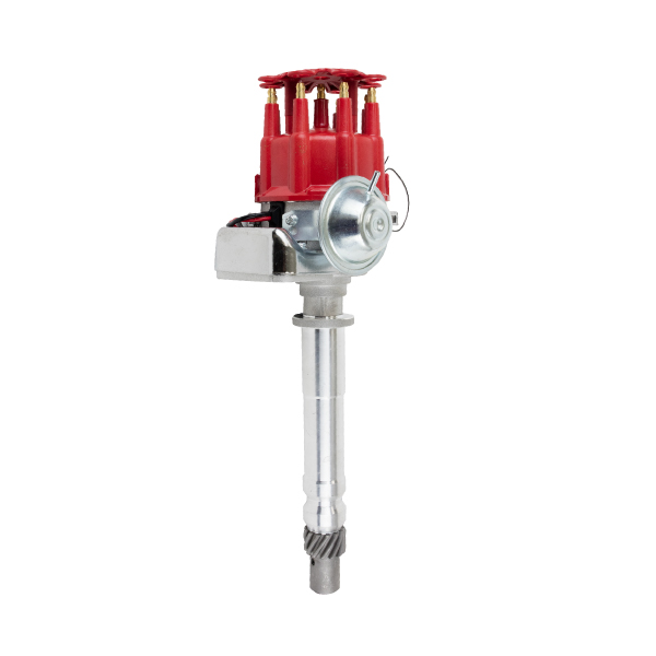 Ready to Run Chevy V8 Distributor - Red - Standard - Easy Installation