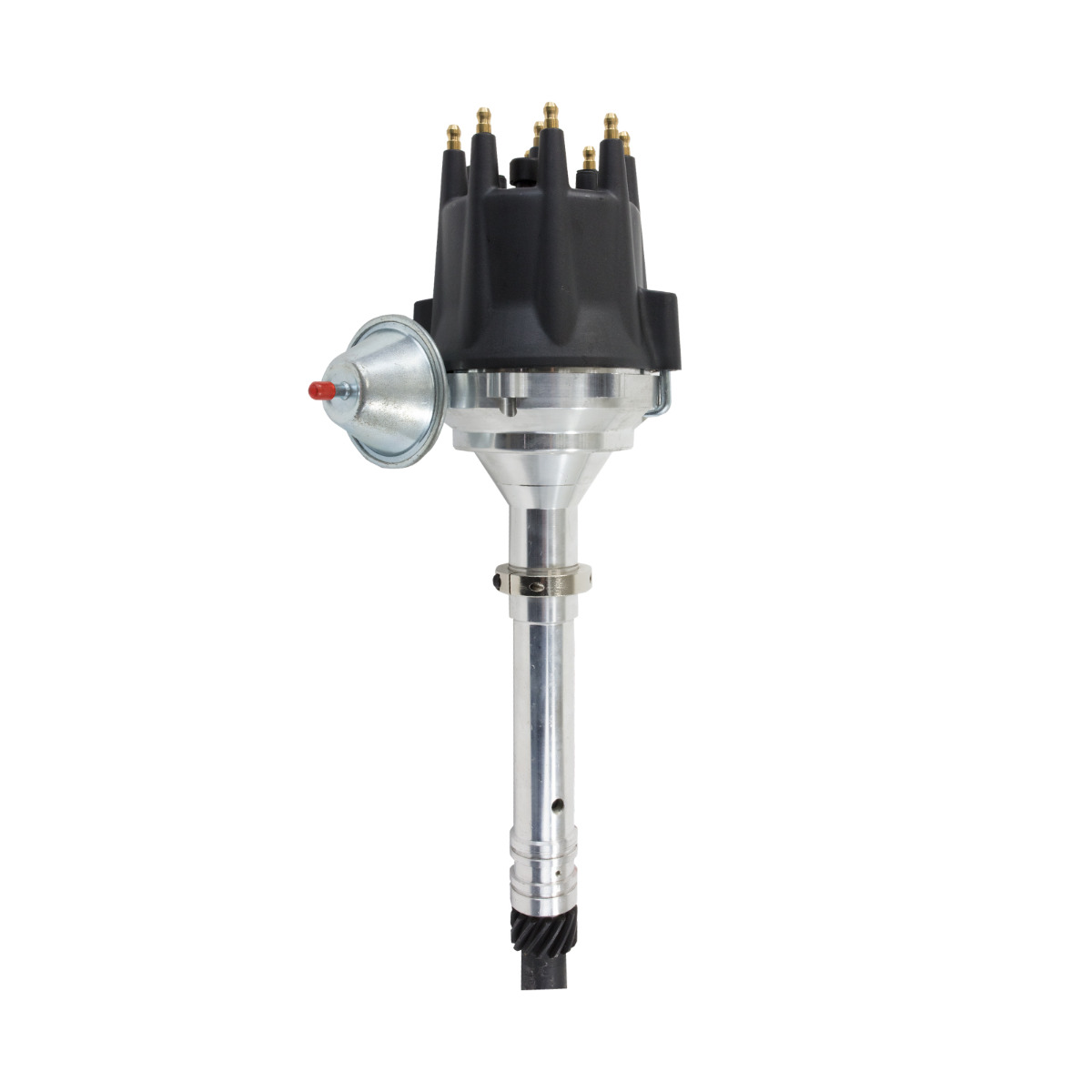 Chevy V8 Pro Series Ready to Run Adjustable Collar Distributor, Black