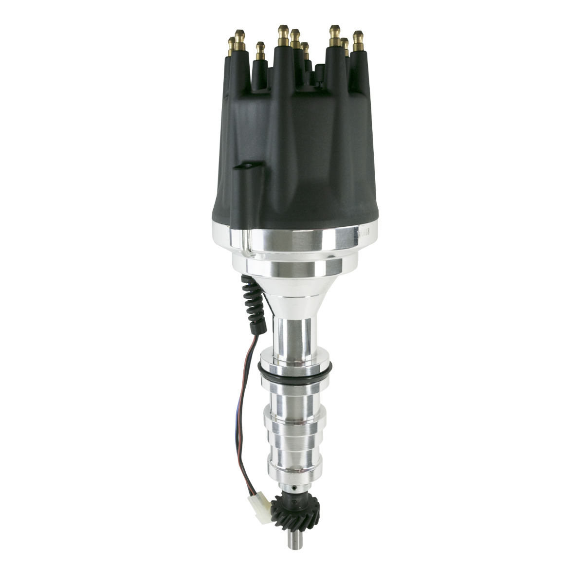 JM7608BK Ford FE V8 Pro Series Pro Billet Distributor, Black