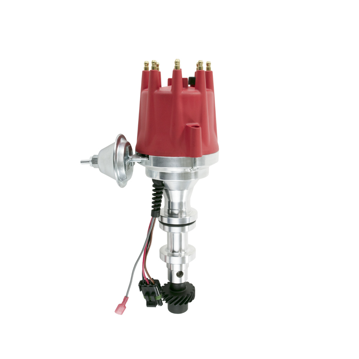 JM7734R Cadillac 331 V8 Pro Series Ready to Run Distributor, Red