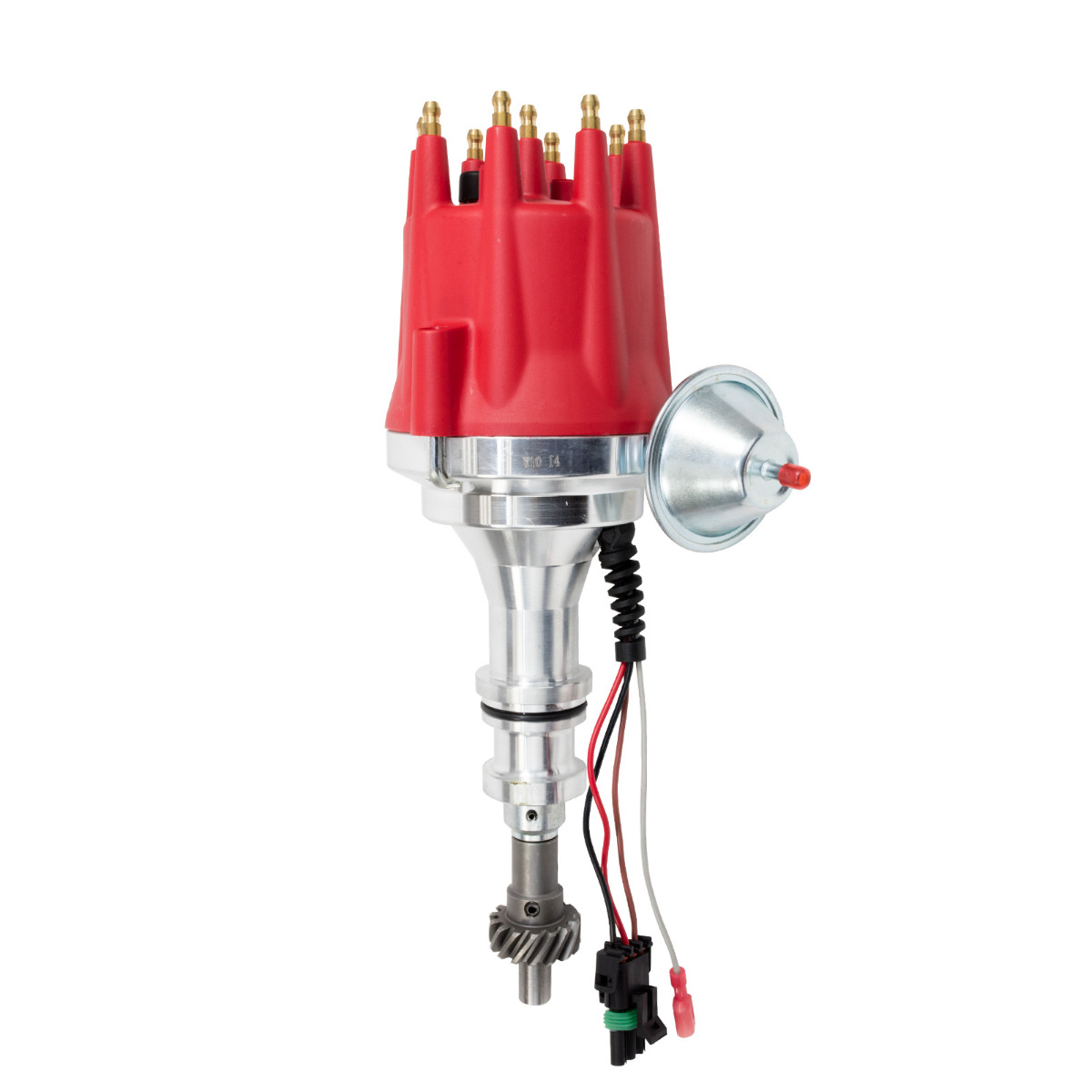 JM7706R Ford Big Block 351C Pro Series Ready to Run Distributor, Red