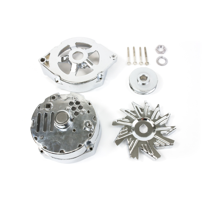GM 10SI Style Alternator Chrome Dress-Up Kit