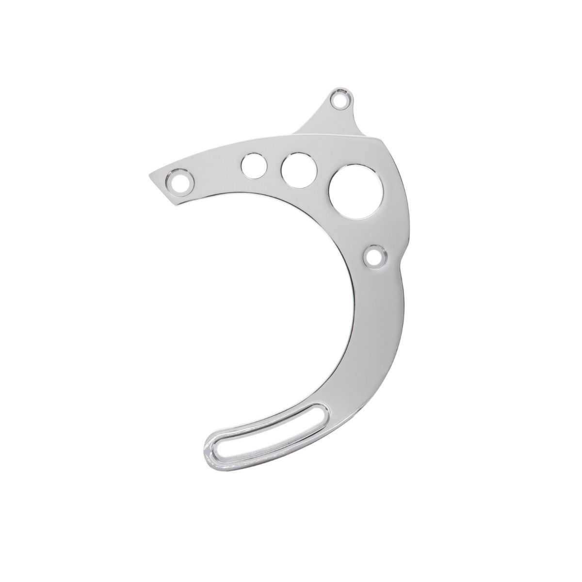 JM9114C Chrome Ford Big Block Mid-Mount Alternator Bracket
