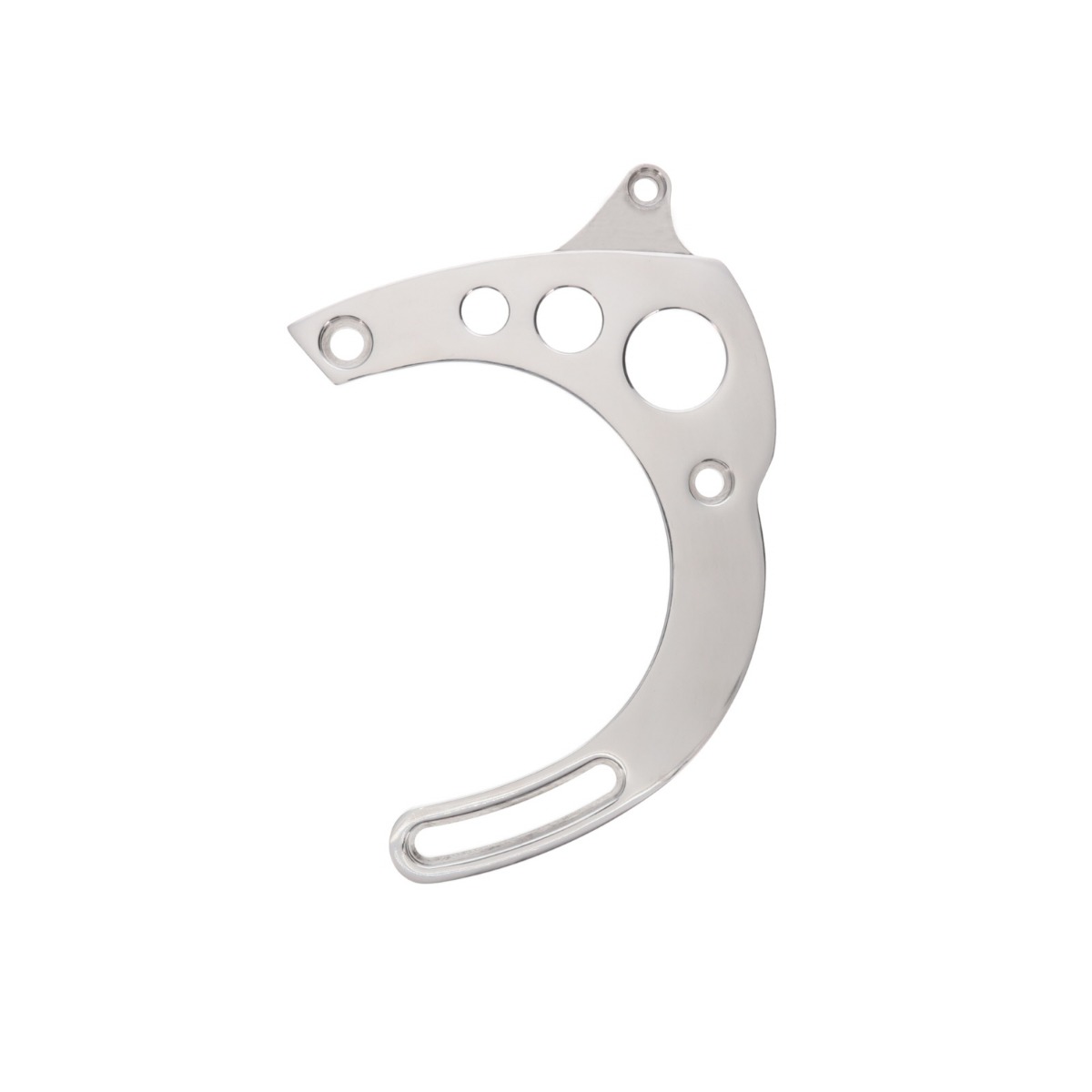 JM9114P Polished Ford Big Block Mid-Mount Alternator Bracket