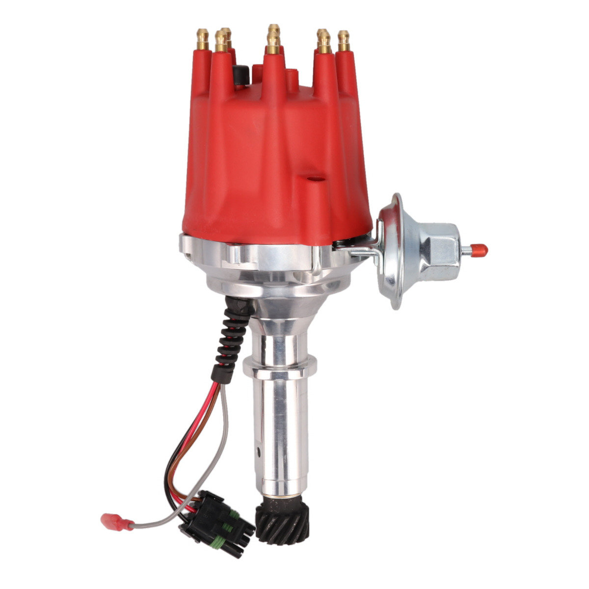 JM7737R Holden 253-308 V8 Pro Series Ready to Run Distributor, Red