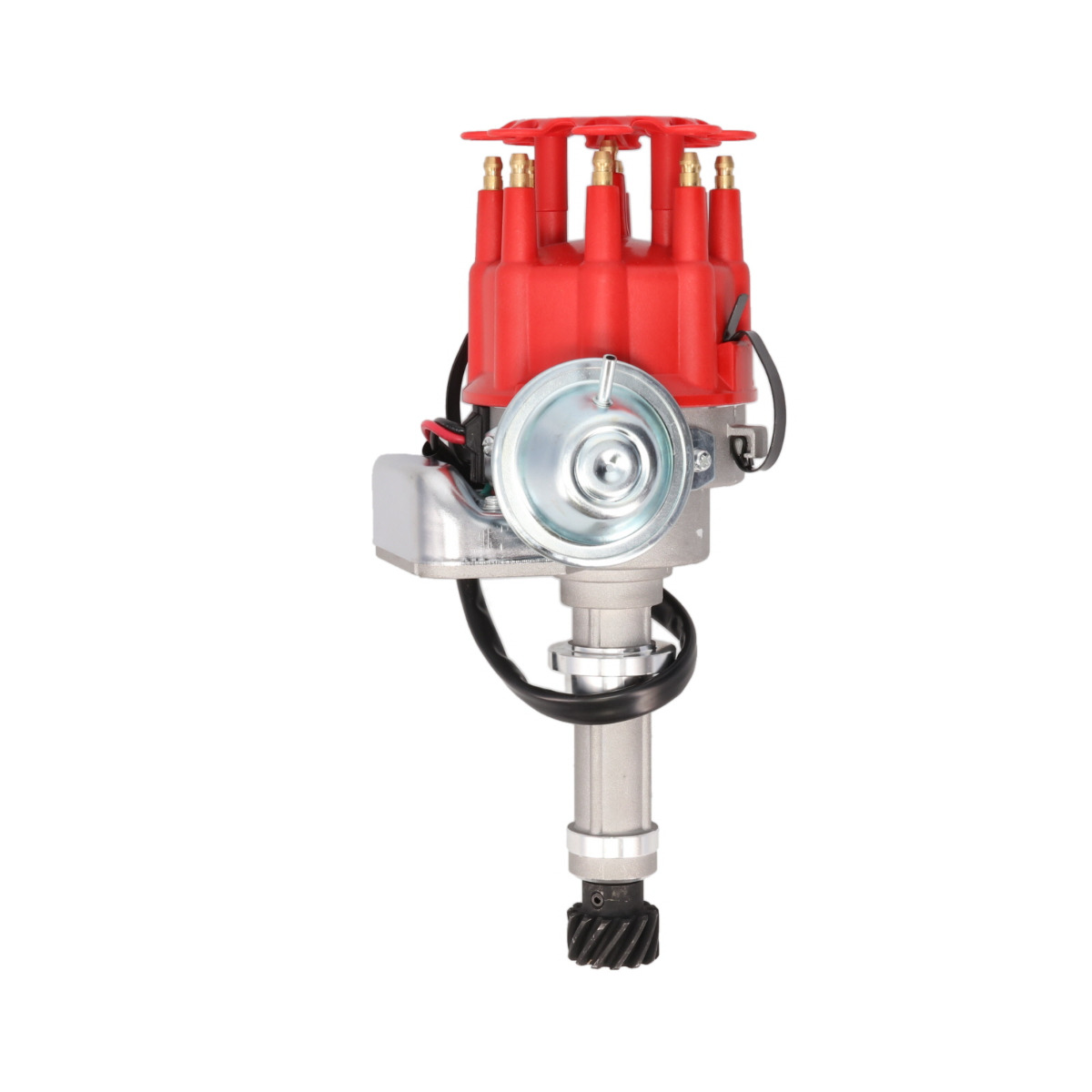 JM6737R Holden 253-308 V8 Ready to Run Distributor, Red