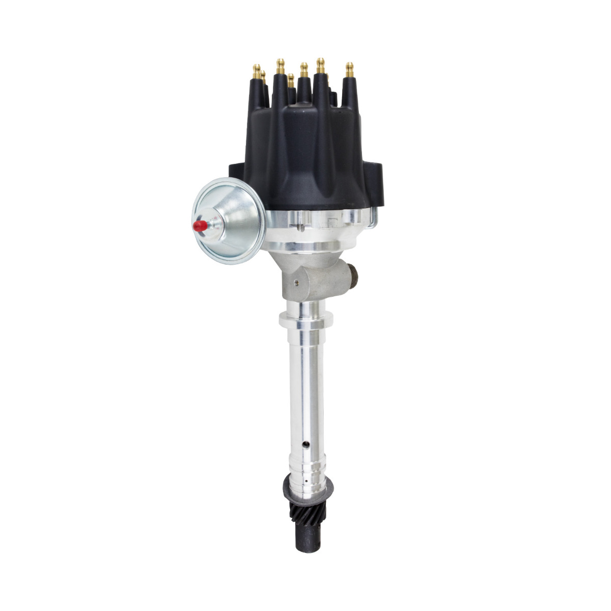 JM7715BK Black Chevy Small Block Mechanical Tach Drive Pro Series Ready to Run Distributor