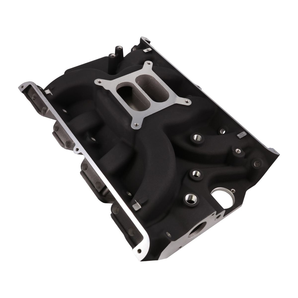 Ford Big Block FE Carbureted Black Aluminum Dual Plane Intake Manifold