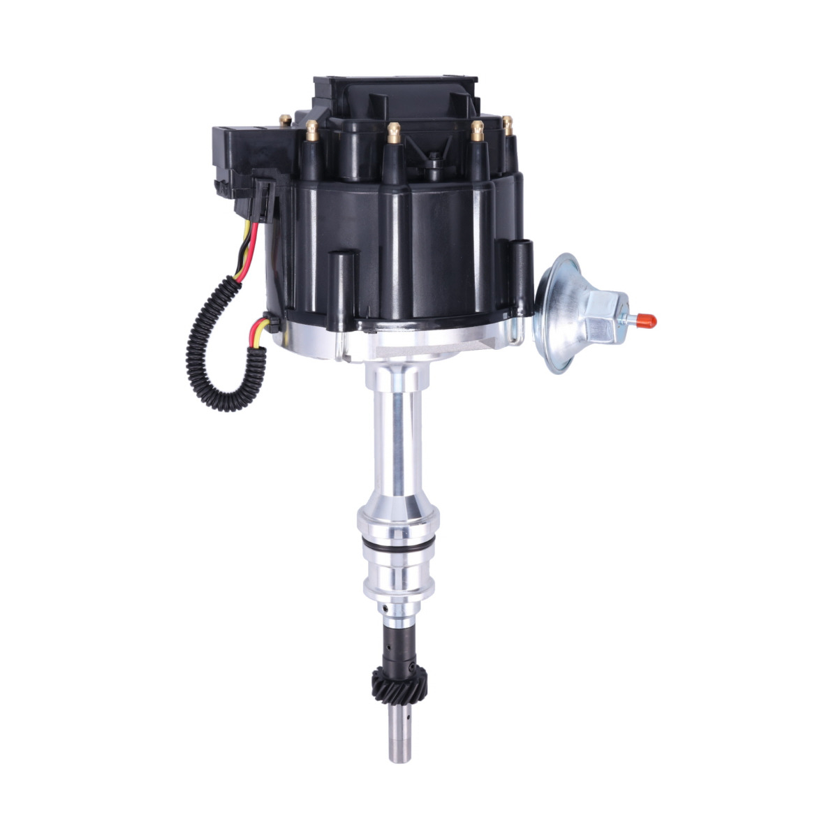 JM6510-5BK Ford 351W V8 EFI to Carb Conversion HEI Distributor, Black