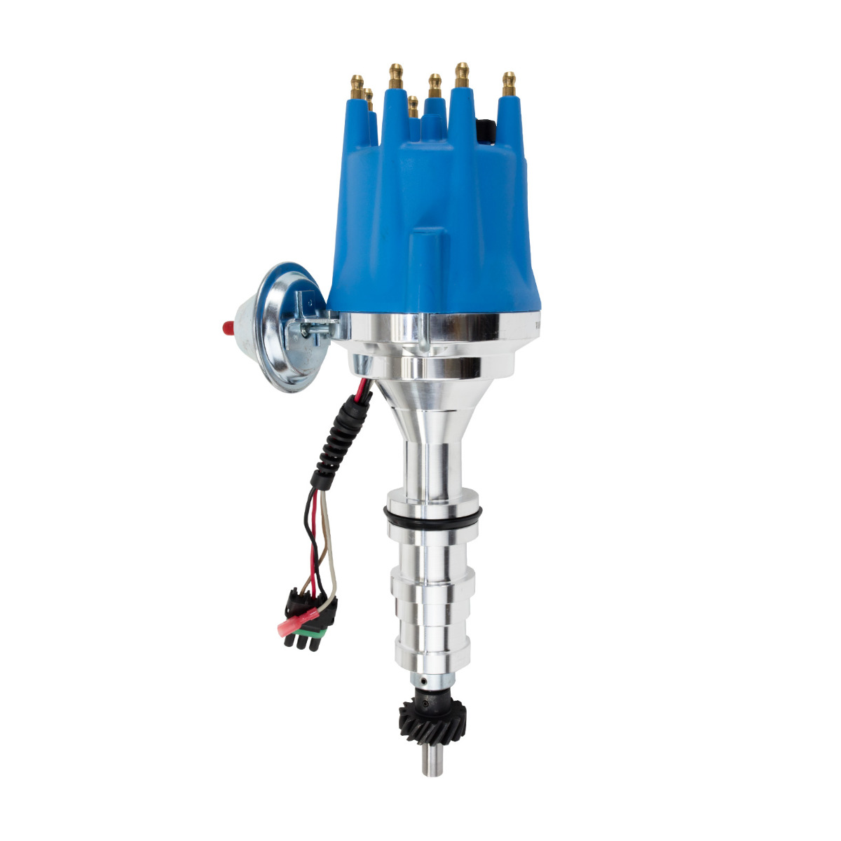 JM7708BL Blue Ford FE Pro Series Ready to Run Distributor