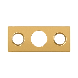 SP7FBR003 Strike Plate For 7 in. Flush Bolt, Solid Brass