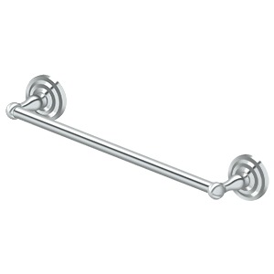 Solid Brass R Series Towel Bar , Polished Chrome - 18 in.