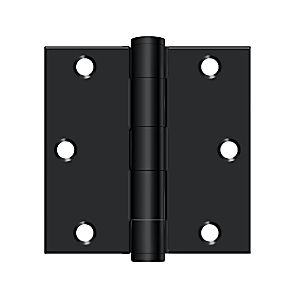Square Hinge - Flat black