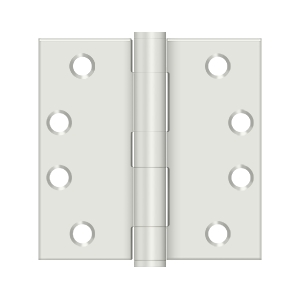 4 x 4 in. Square Hinge - Prime Coat white