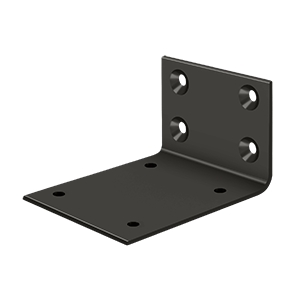 JB-DASH95U10B Solid Brass Jamb Bracket For Dash, Oil Rubbed Bronze