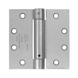 Spring Hinge - 4.5 x 4.5 in. - Brushed Stainless