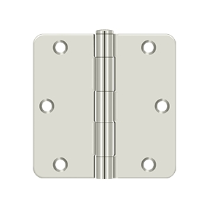 Rad Hinge - 3.5 x 3.5 x 0.25 in. - Polished Nickel