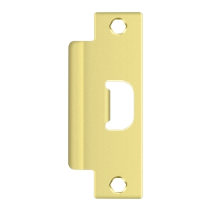 T- Strike, 4 7/8" X 1-1/4", With Hole Bright Brass