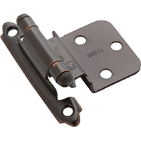 0.37 in. Self-Closing Cabinet Hinge, Oil Rubbed Bronze