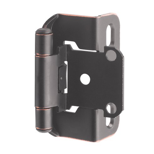 0.5 in. Self Closing Partial Wrap Hinge, Oil Rubbed Bronze