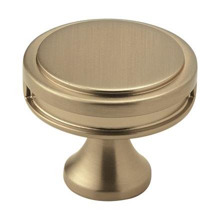 1.37 in. Oberon Cabinet Knob, Golden Champagne