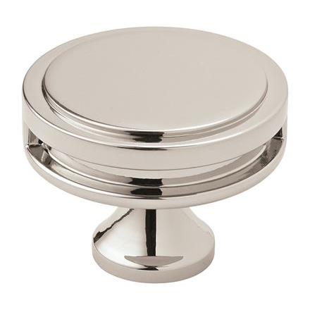 1.75 in. Oberon Cabinet Knob, Bright Nickel