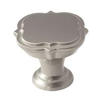 1.37 in. Grace Revitalize Cabinet Knob, Satin Nickel